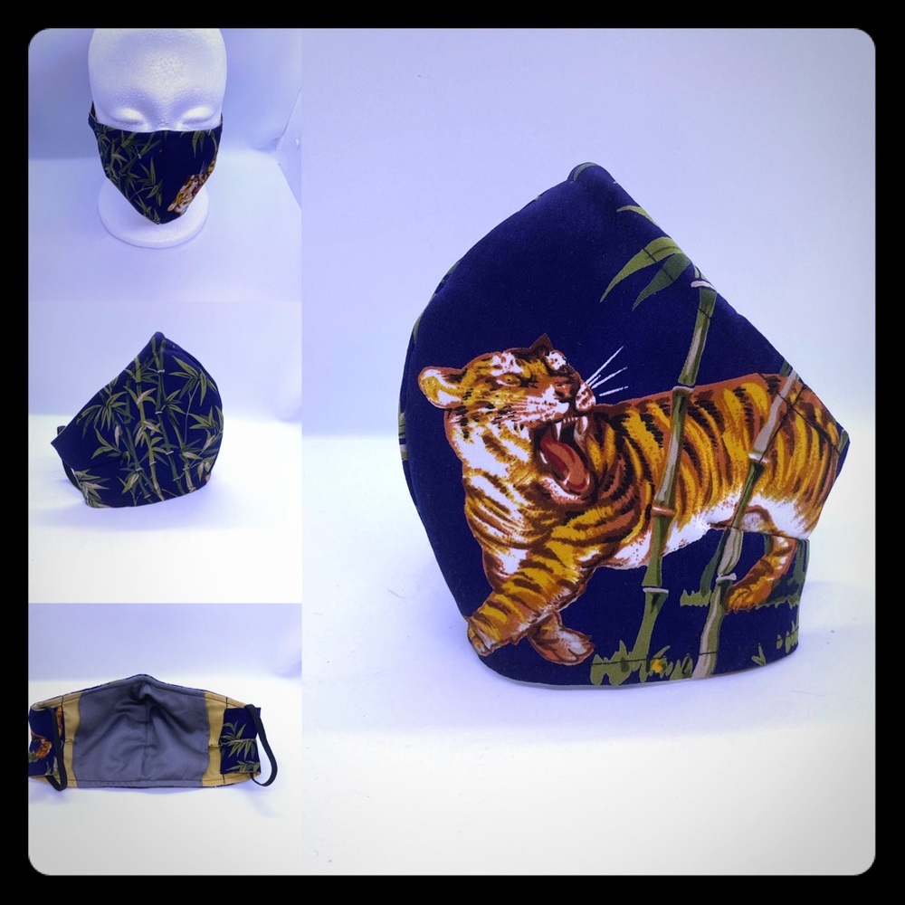 Japanese tiger face mask